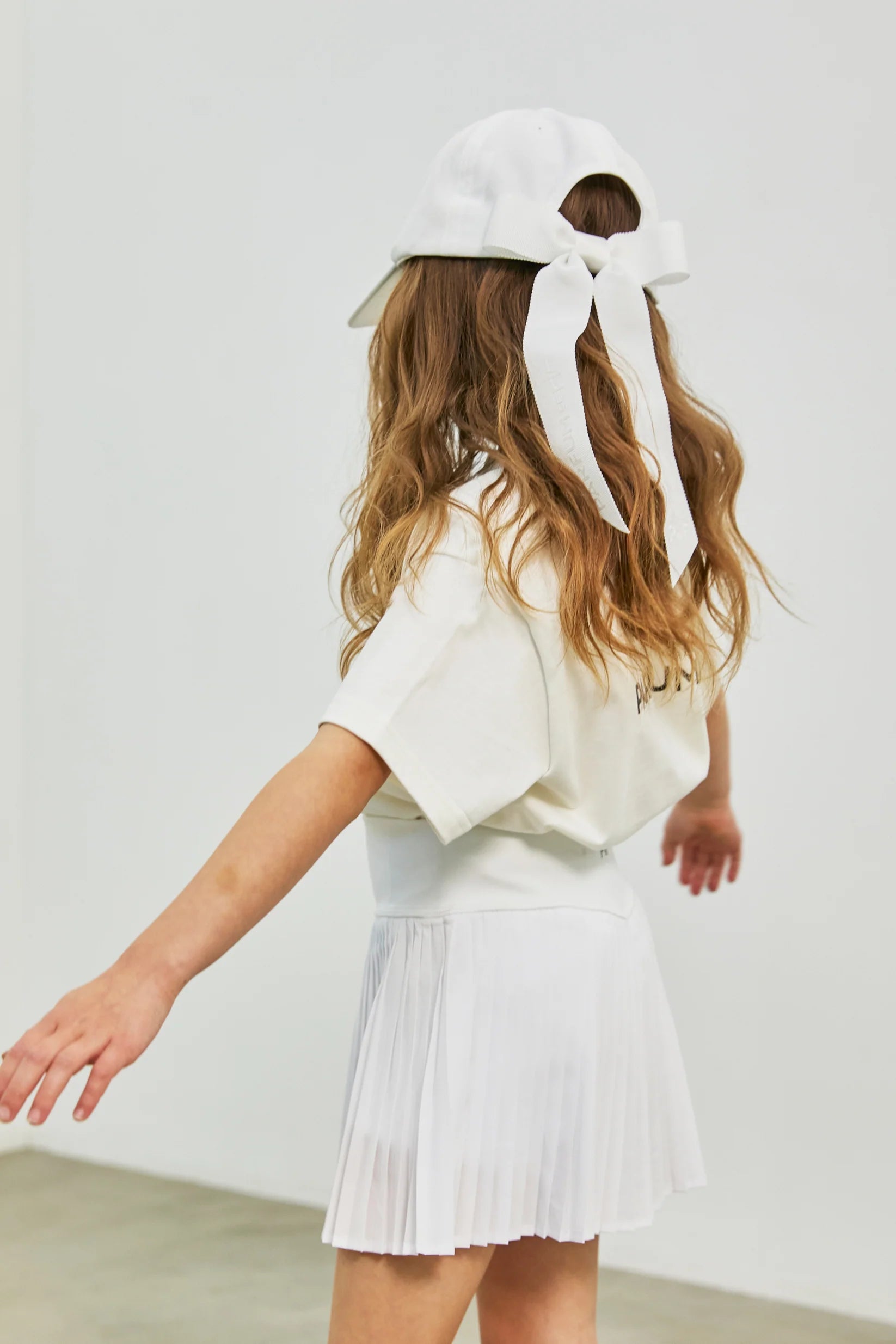 Pleated Tennis Skirt White