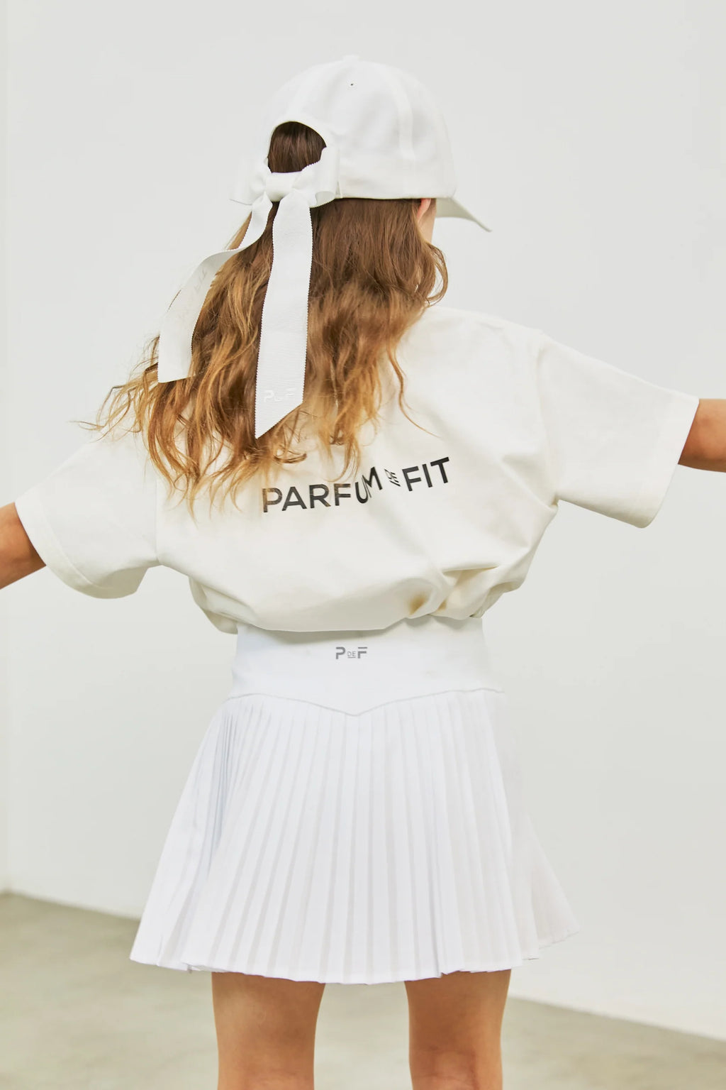 Pleated Tennis Skirt White