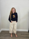 Claire Bear Navy Sweater