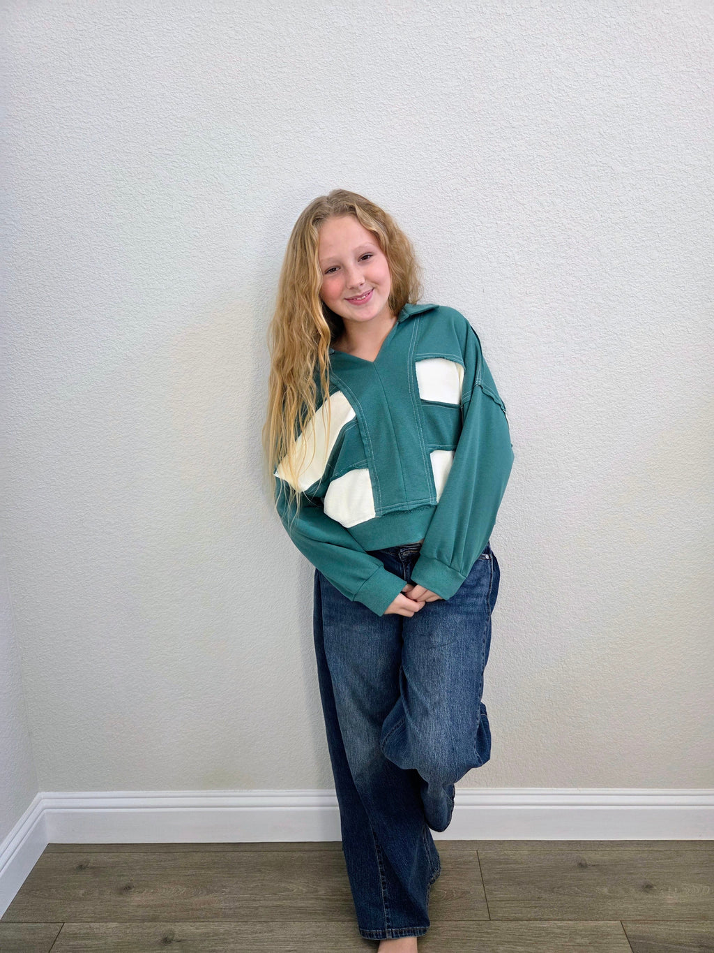 Willow Striped V-Neck Top