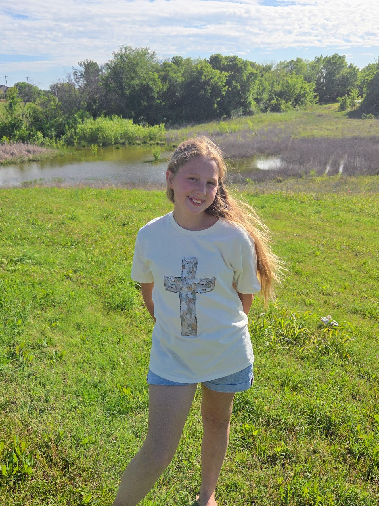 Soft Faith Cross Tee