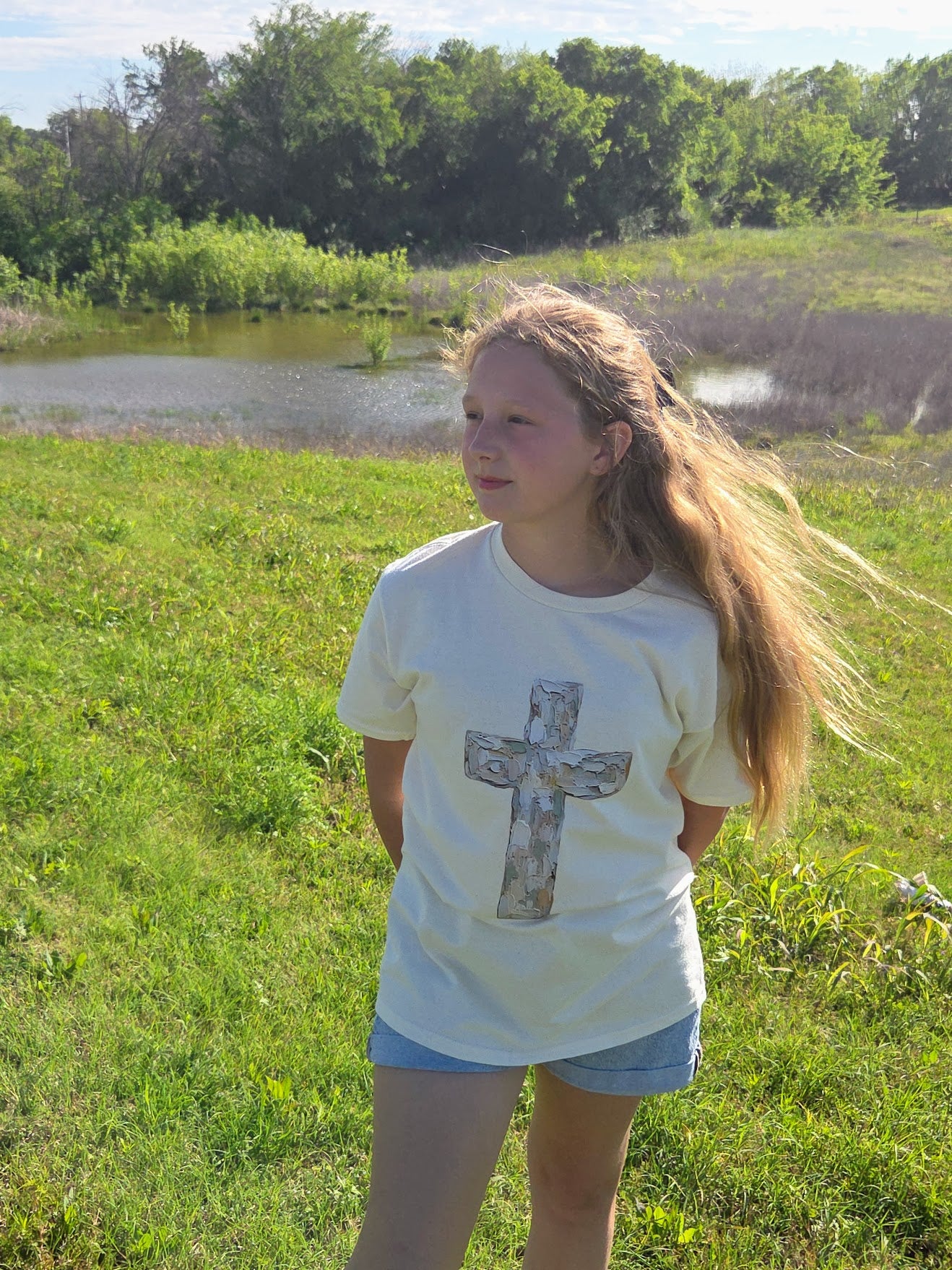 Soft Faith Cross Tee