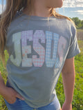 Patchwork Jesus Tee