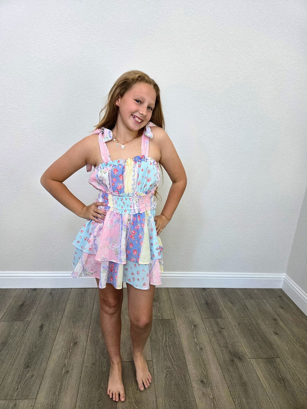 Pastel Patchwork Romper