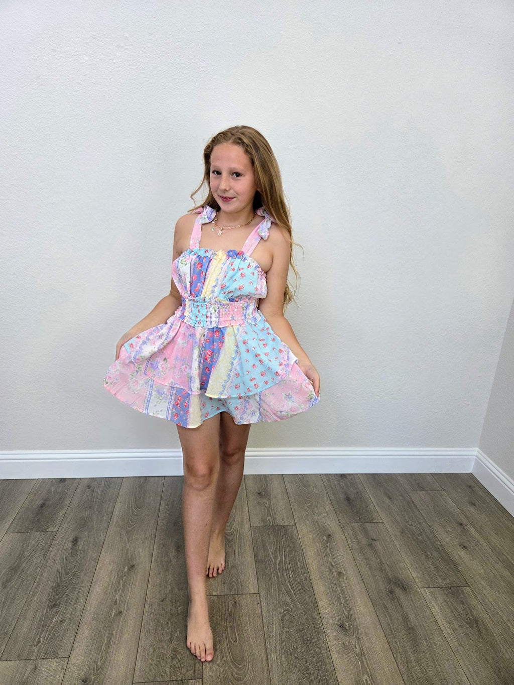 Pastel Patchwork Romper