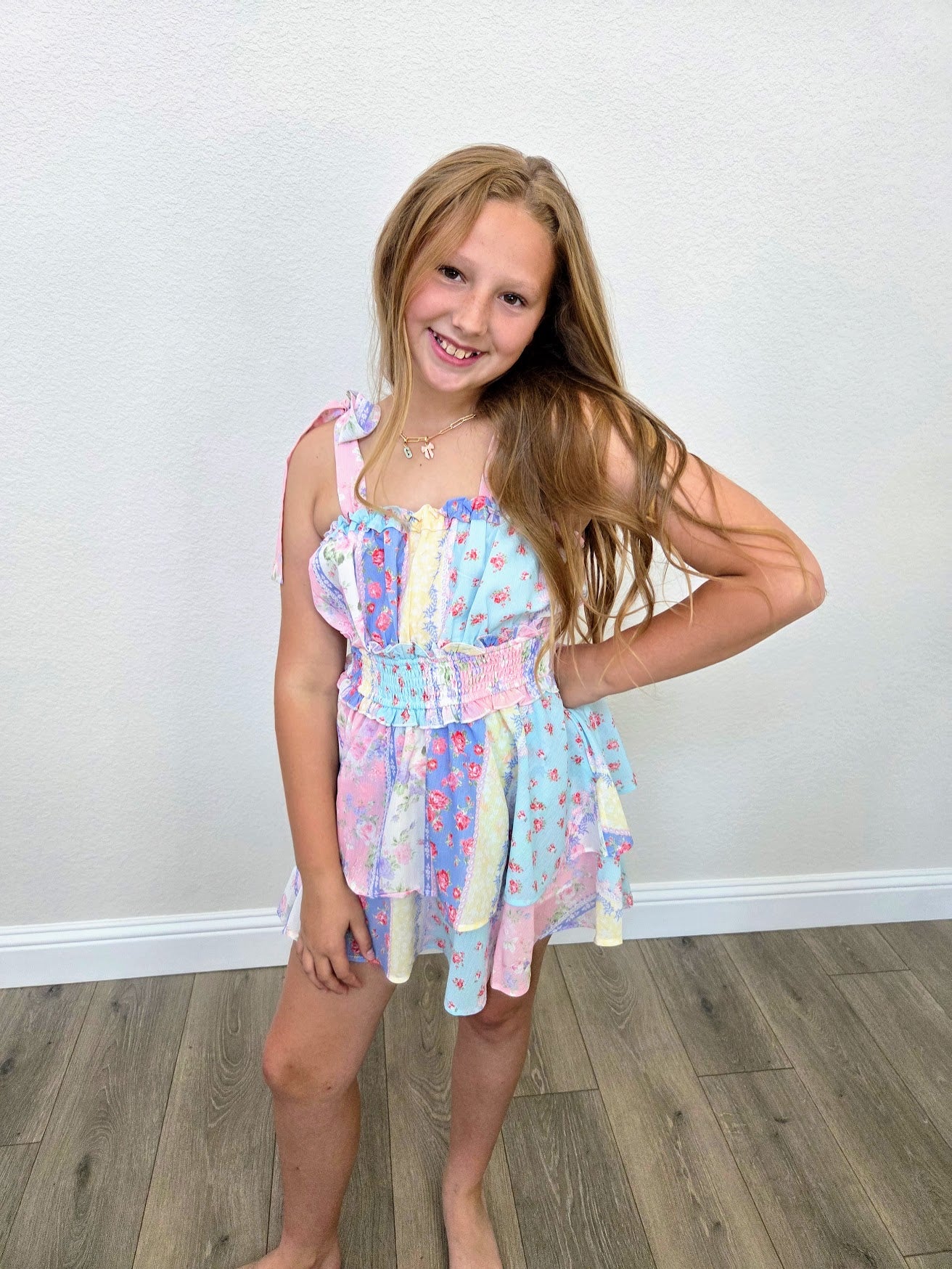 Pastel Patchwork Romper