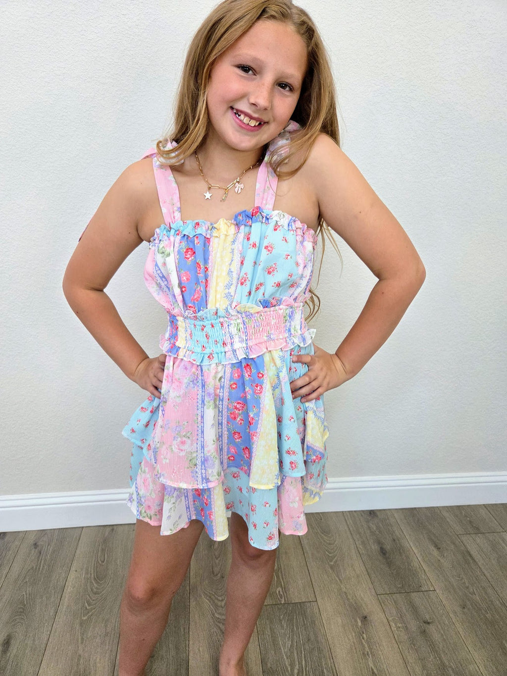 Pastel Patchwork Romper