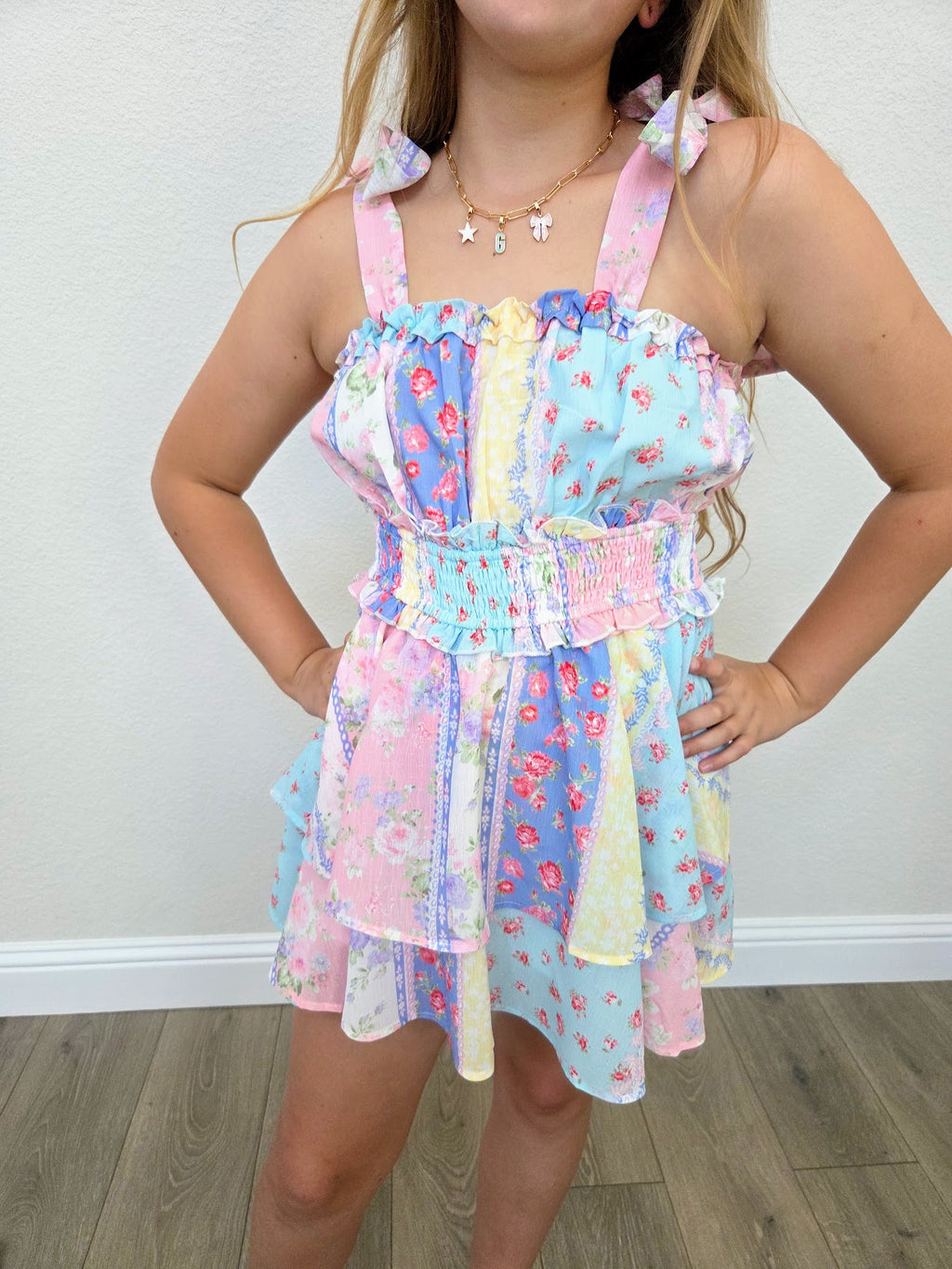 Pastel Patchwork Romper