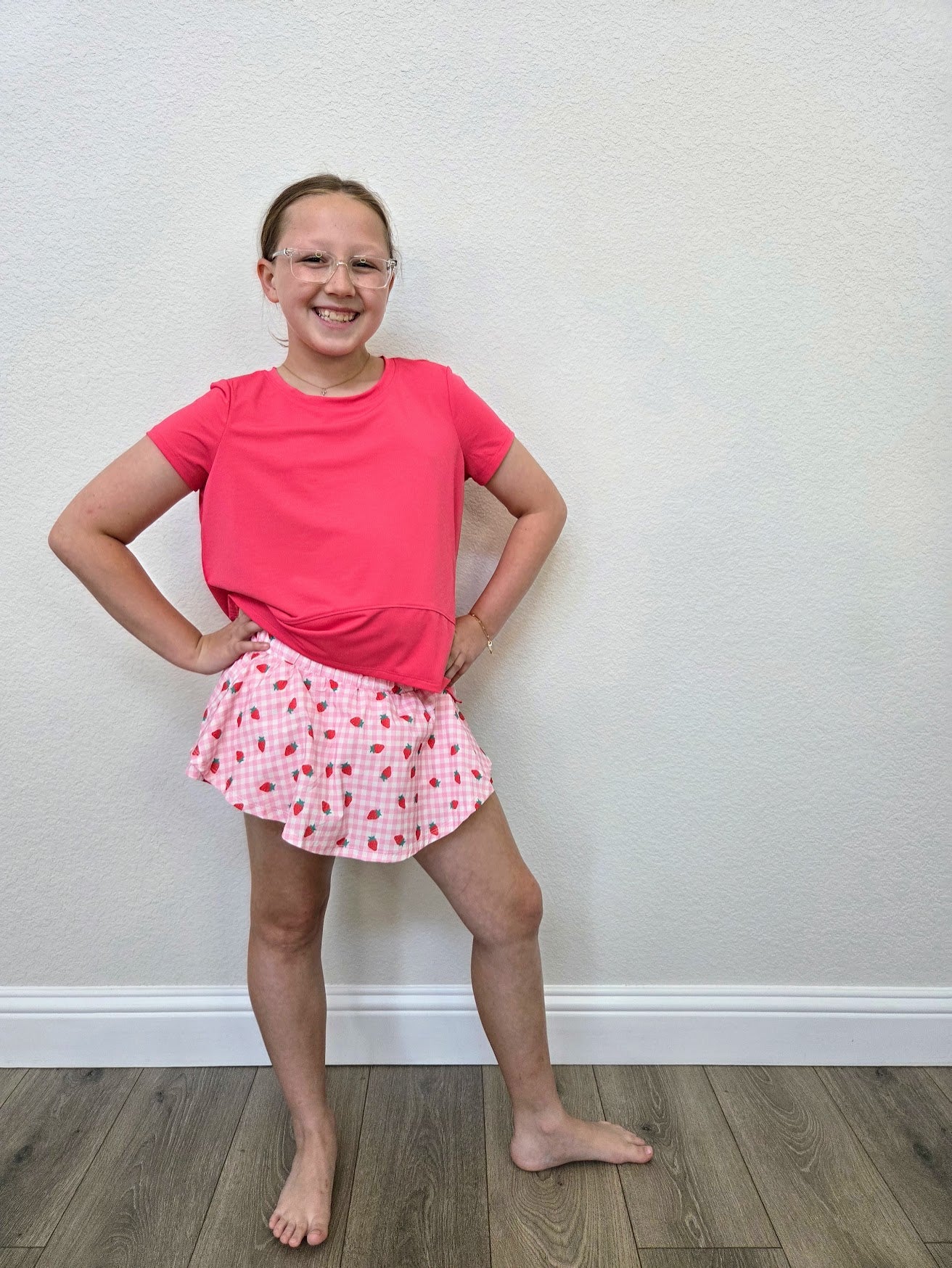 Sweet Strawberry Skort