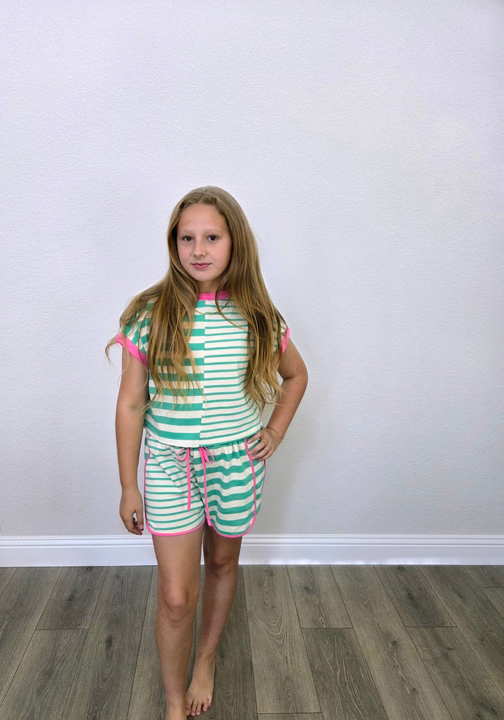 Stripe Block Shorts