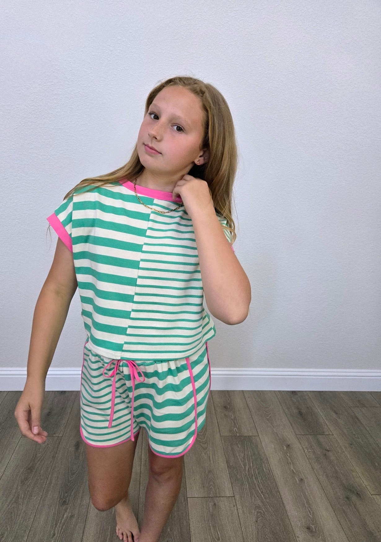 Stripe Block Shorts