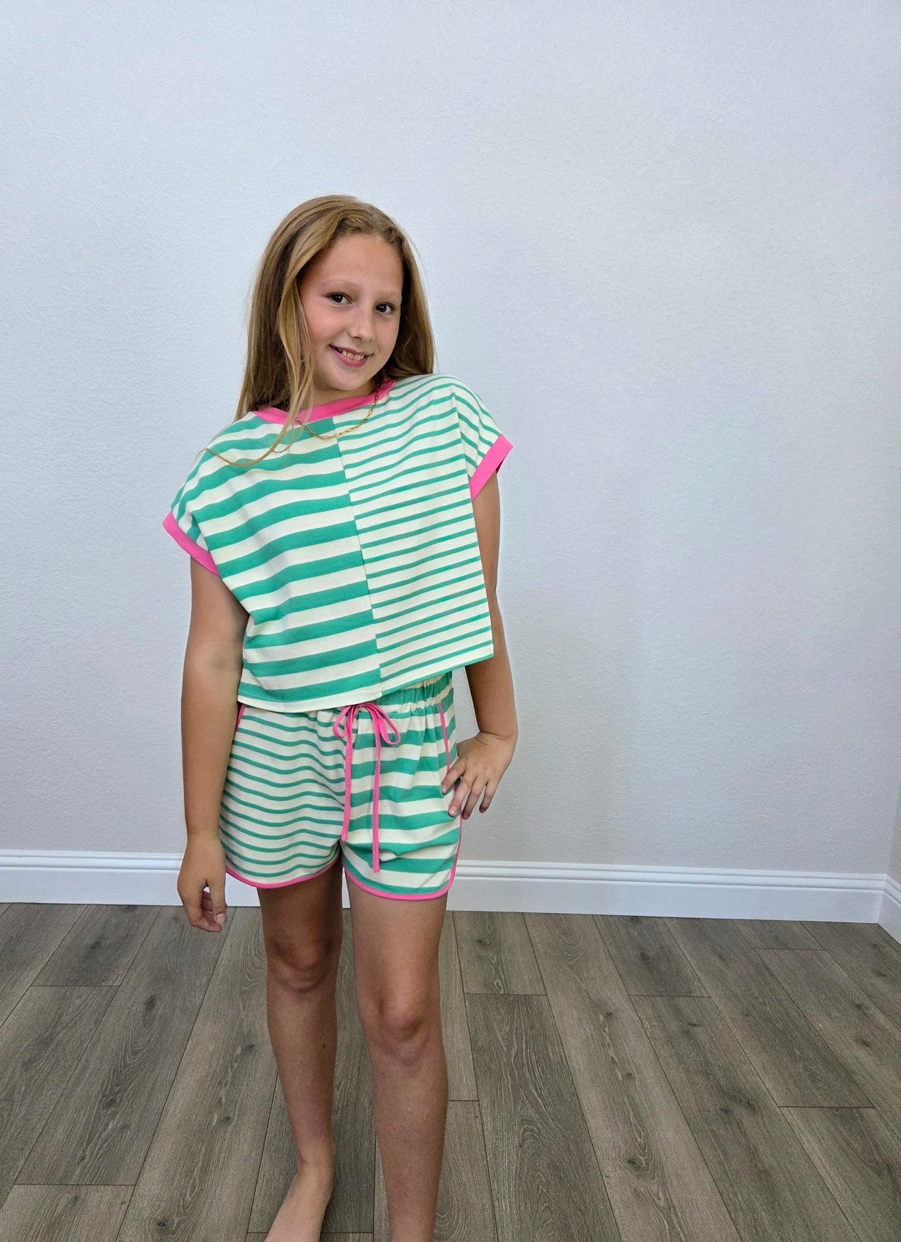 Stripe Block Shorts