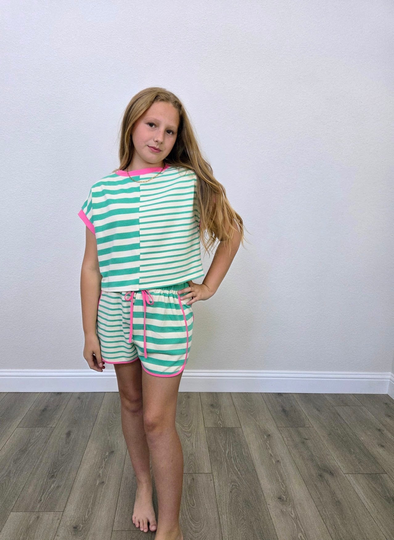 Stripe Block Shorts