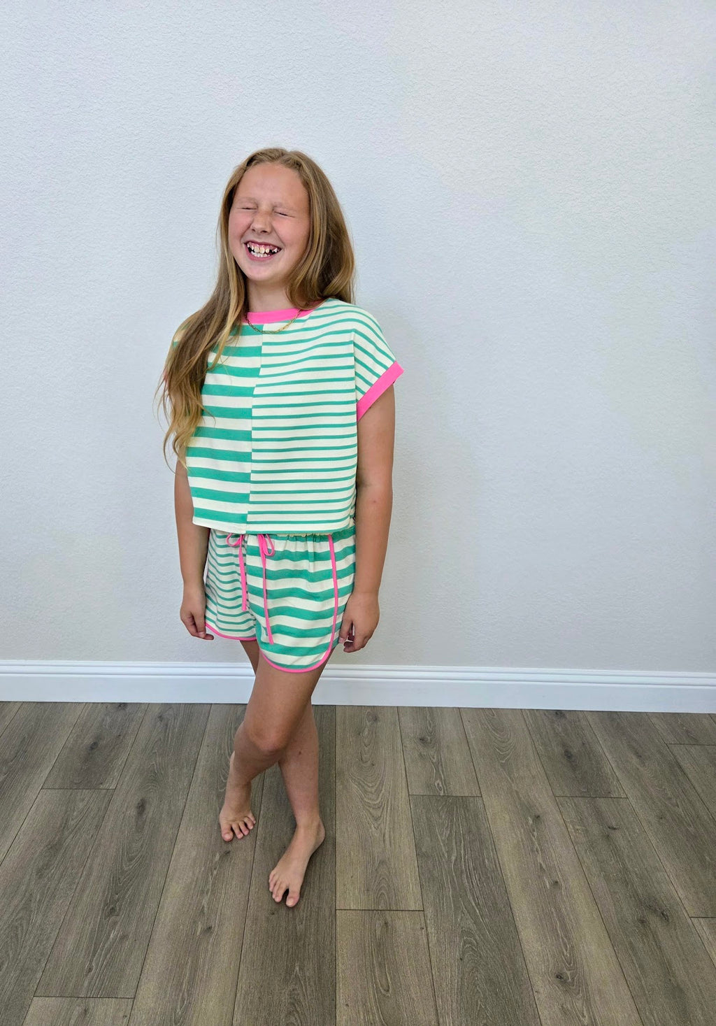 Stripe Block Shorts