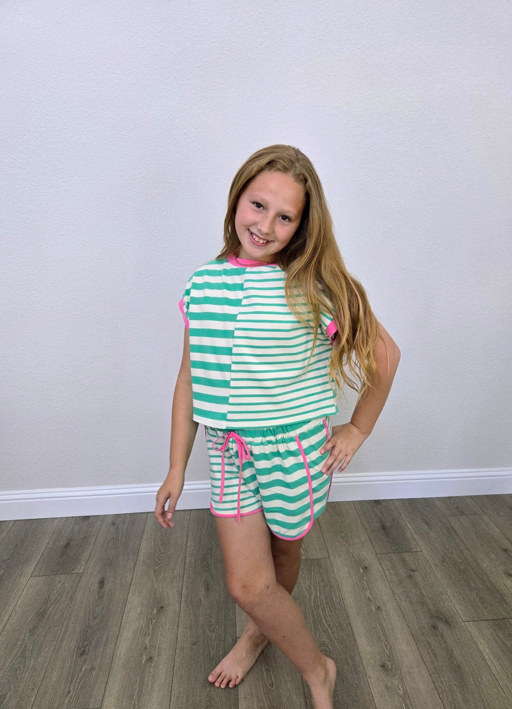 Stripe Block Shorts