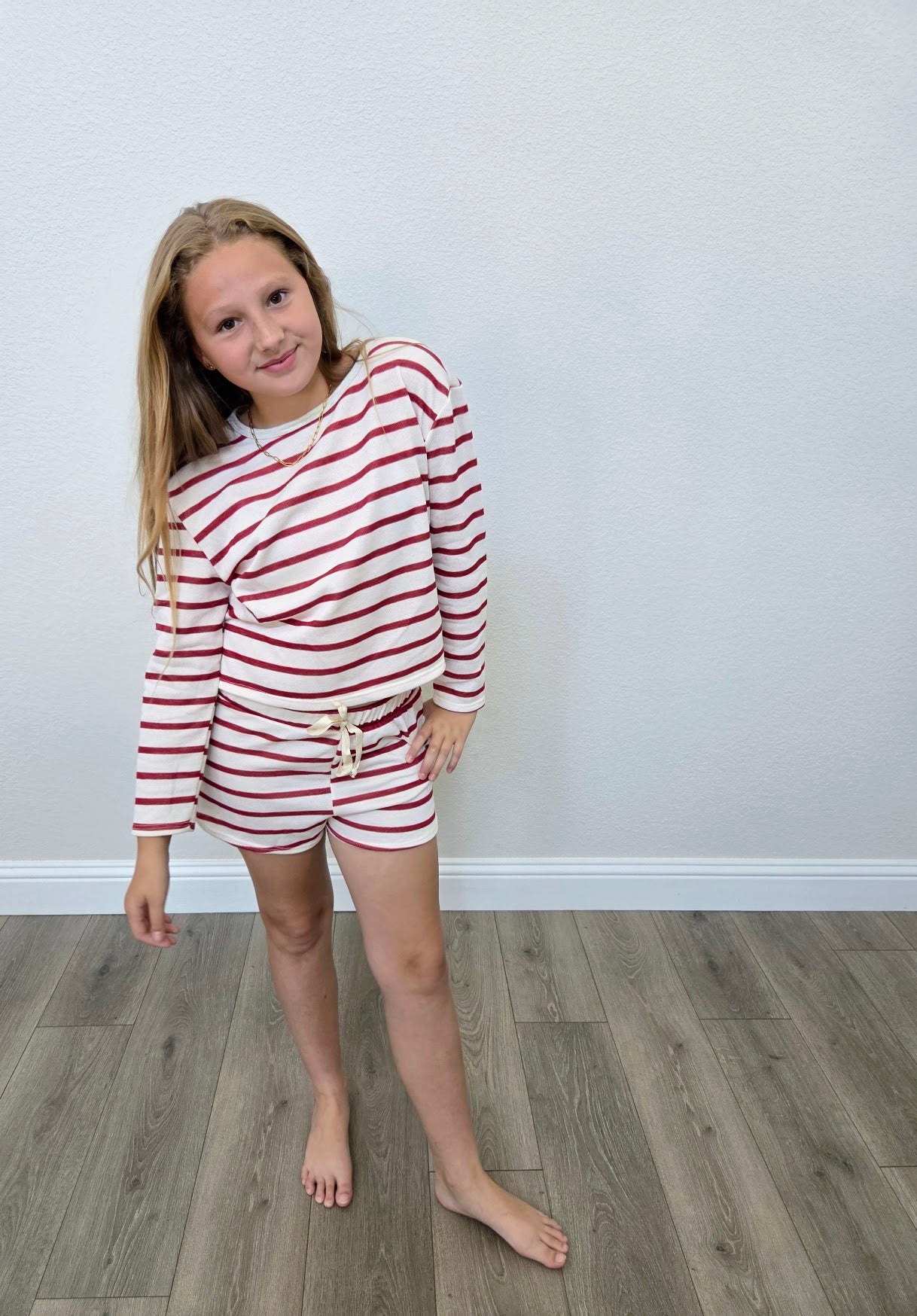 Stripe French Terry Set