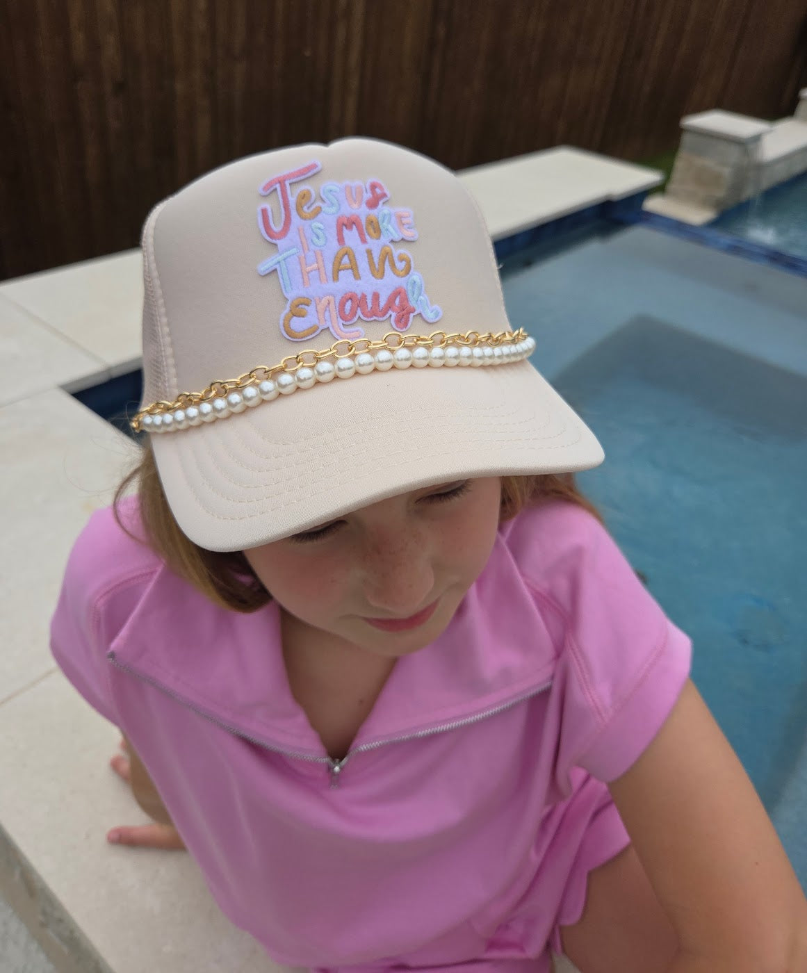 Jesus more than enough trucker hat