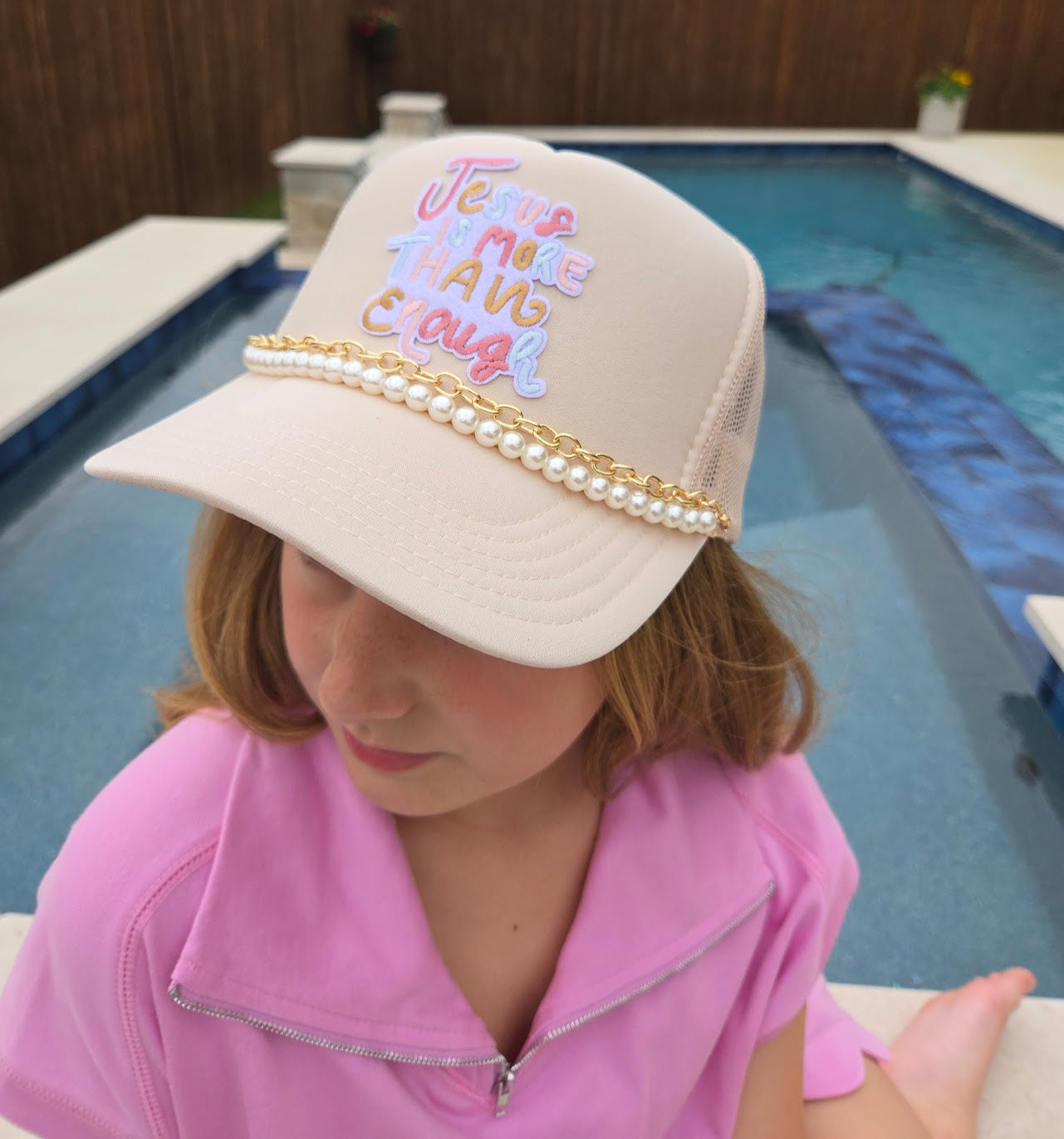 Jesus more than enough trucker hat