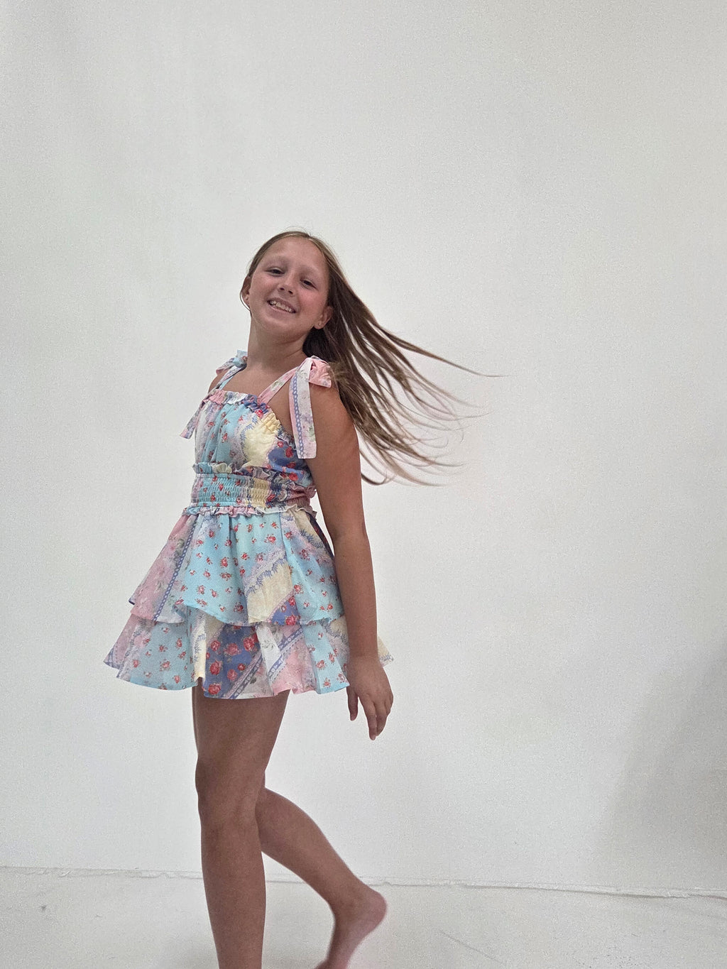 Pastel Patchwork Romper