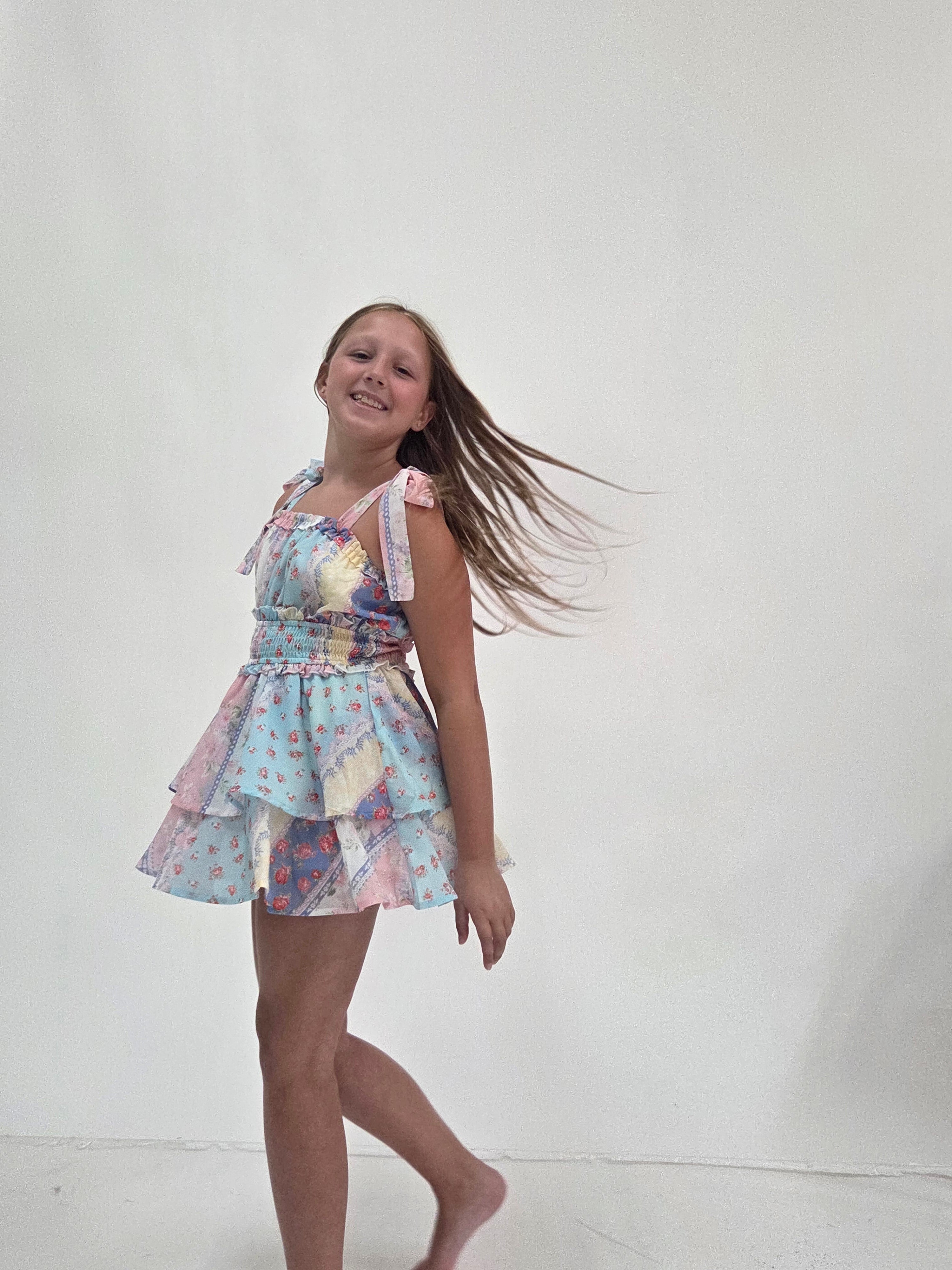 Pastel Patchwork Romper