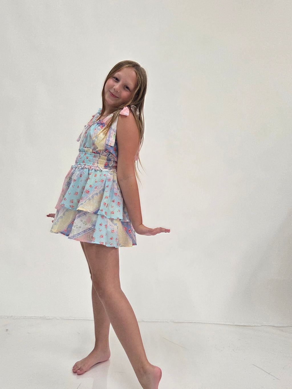 Pastel Patchwork Romper