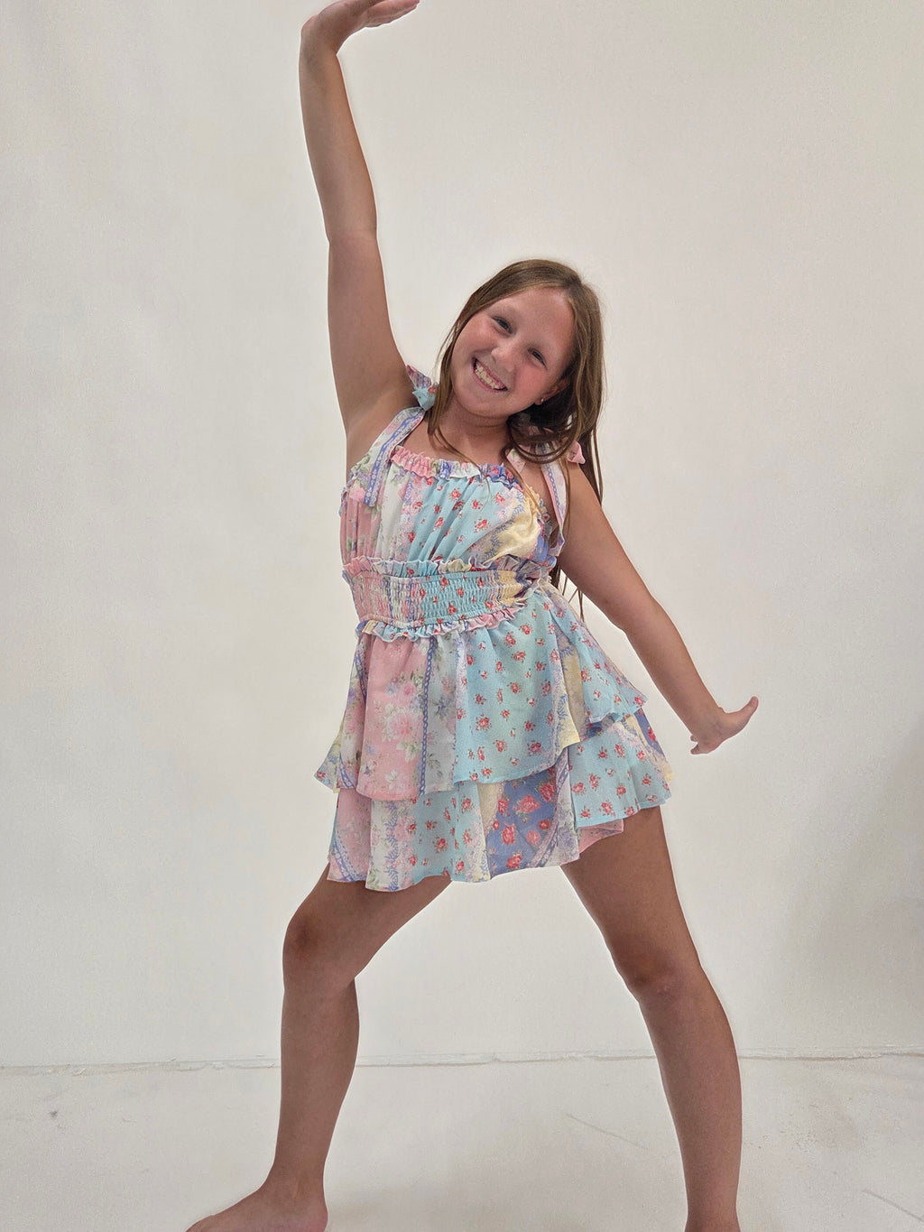 Pastel Patchwork Romper