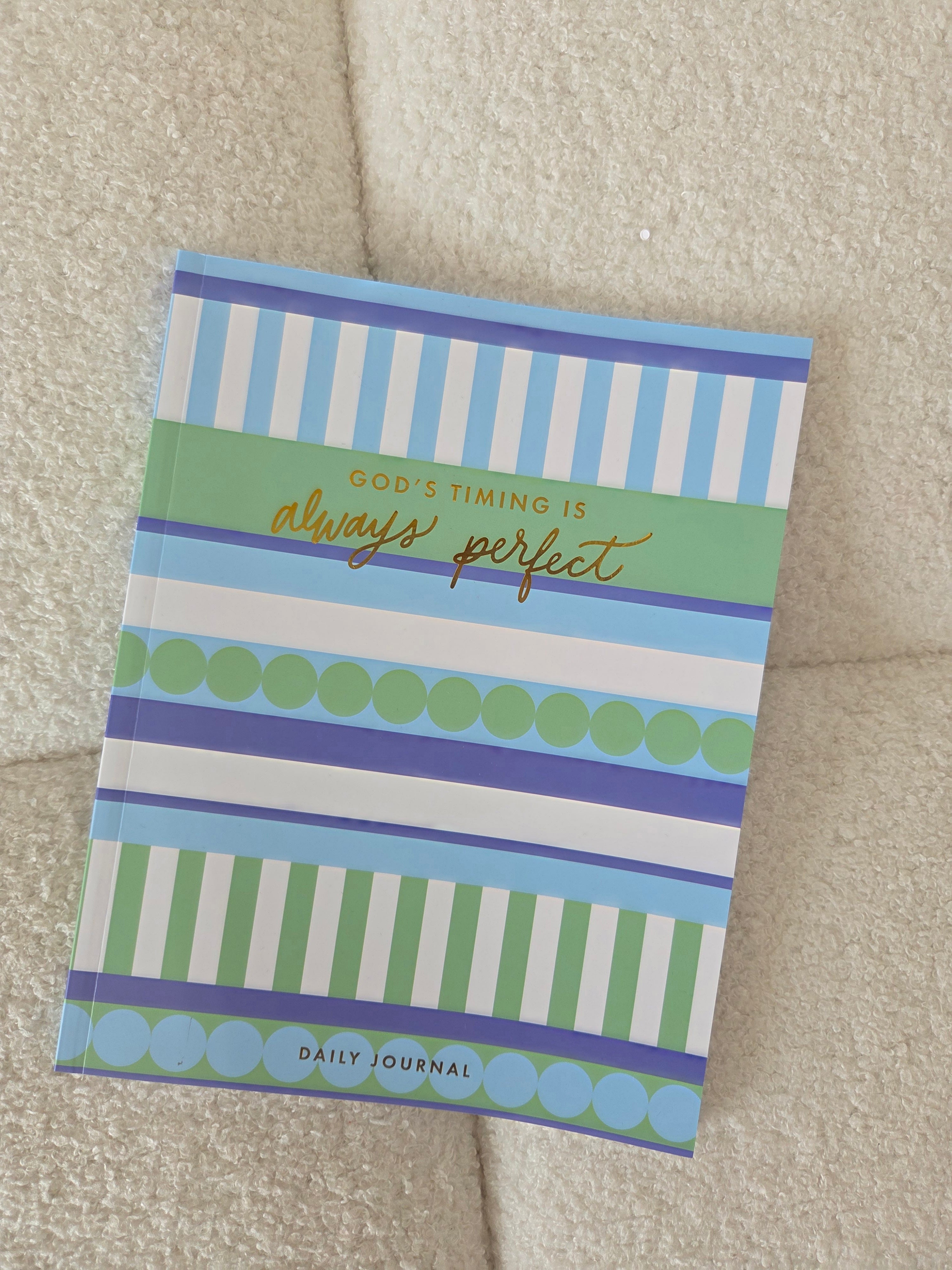 Daily Check Journal Gods Timing