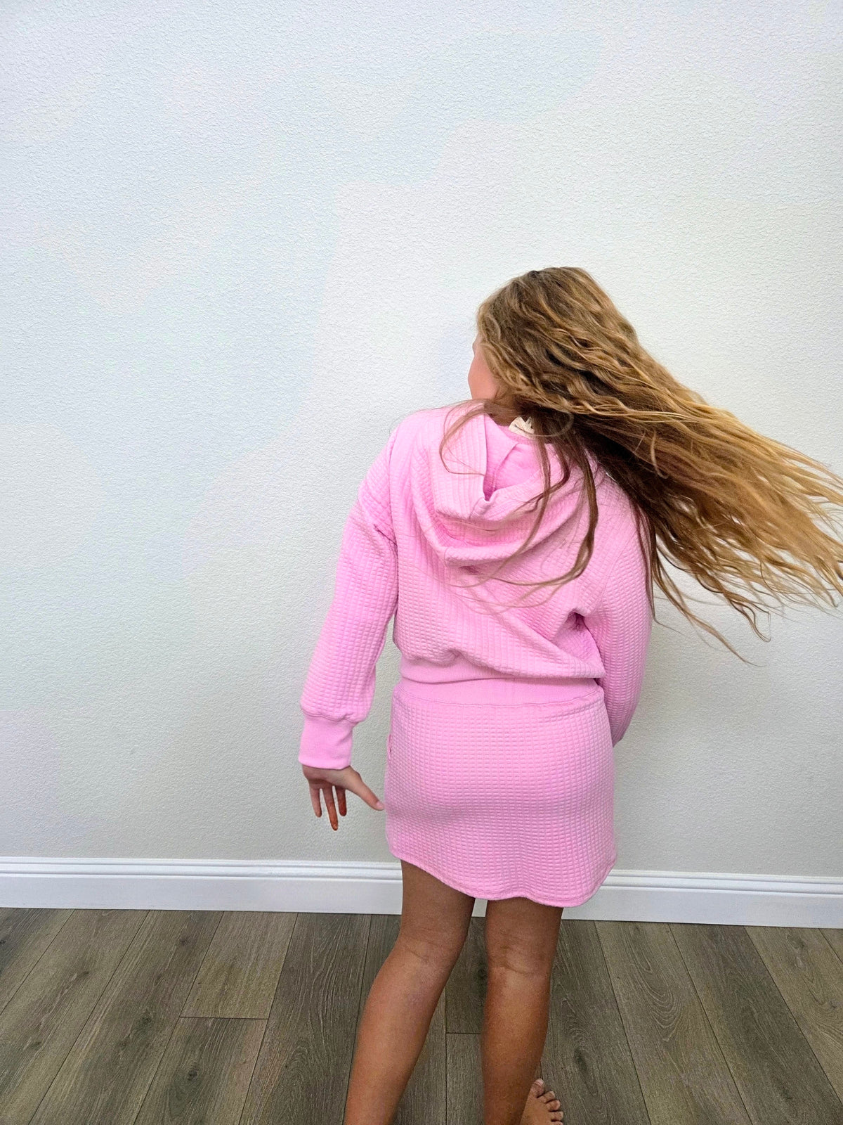 Kay Candy Pink Quilted Skirt