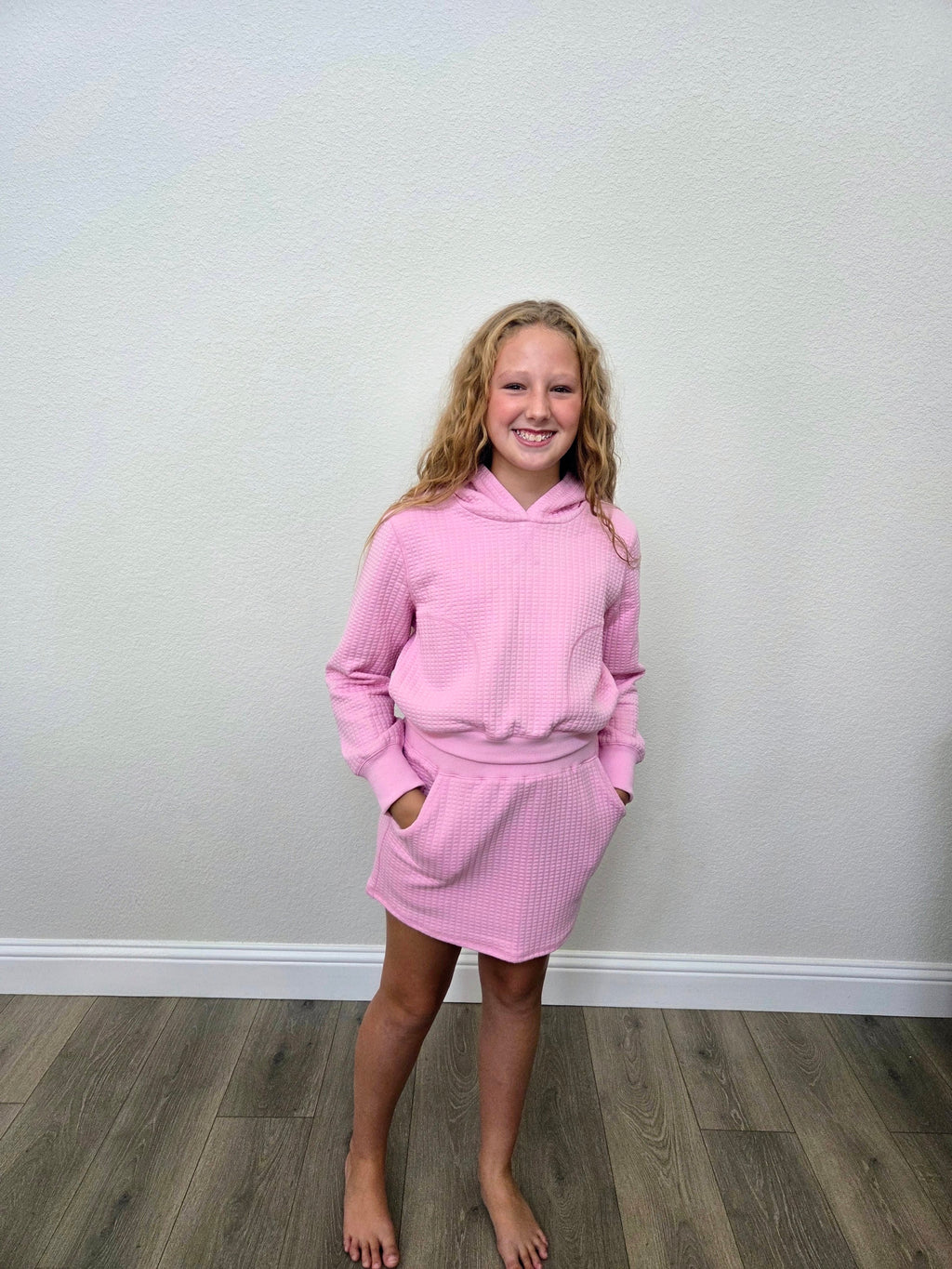 Kay Candy Pink Quilted Skirt