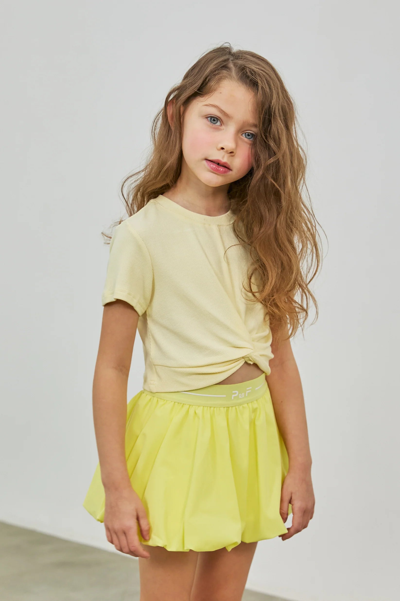 Court Bubble Skirt - Citrine