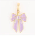 Lavender Bow Charm