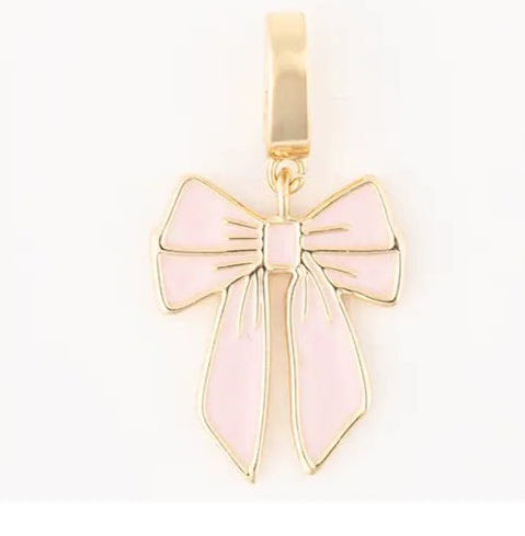 Pink Bow Charm