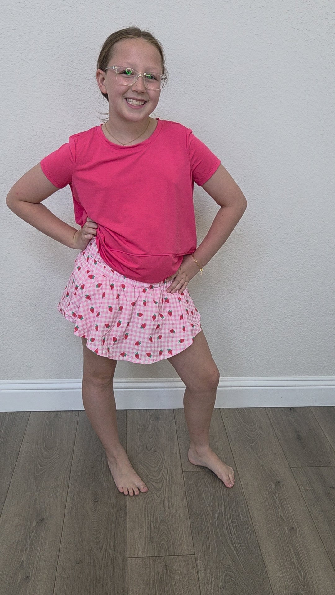 Sweet Strawberry Skort