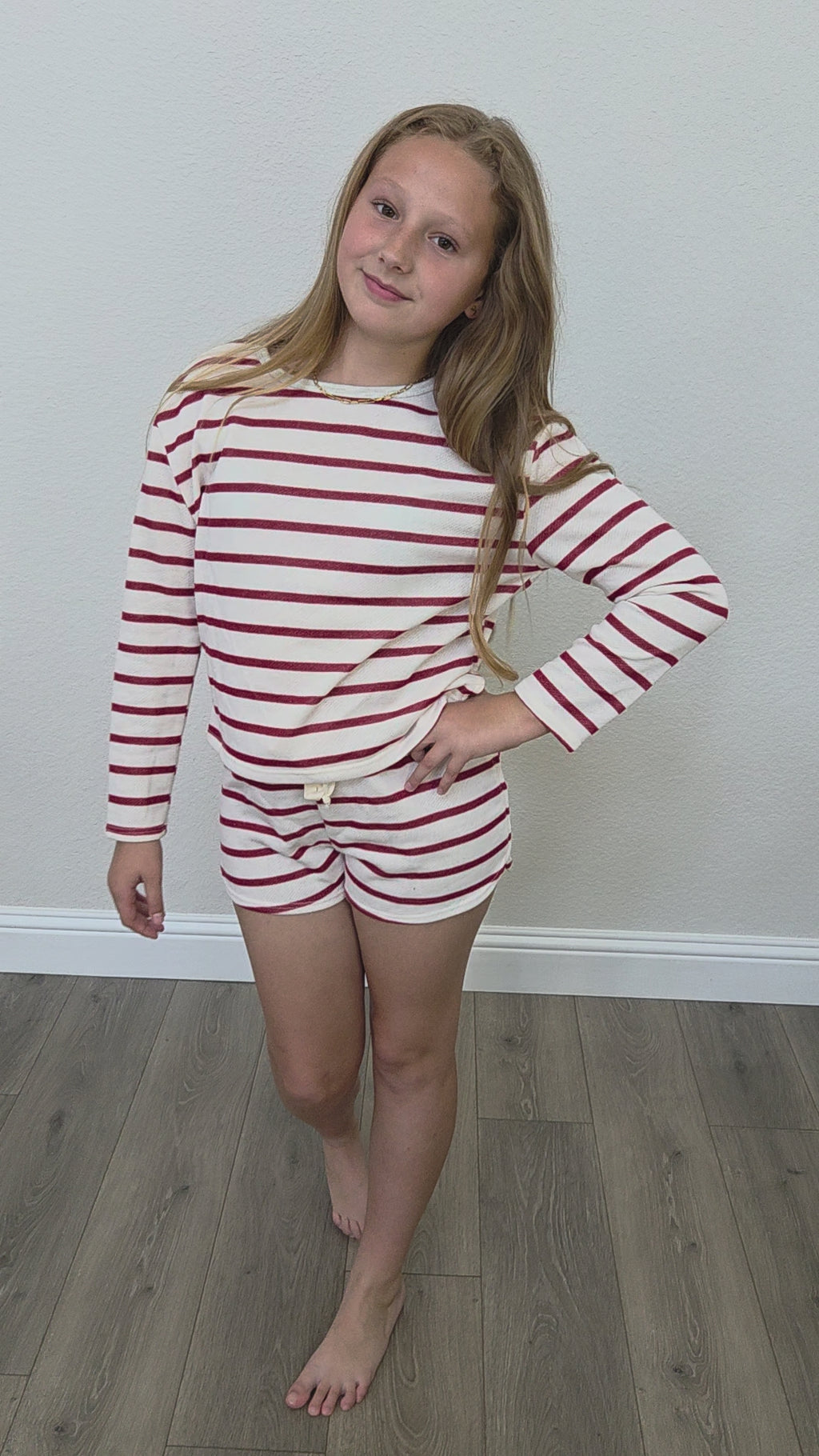 Stripe French Terry Set