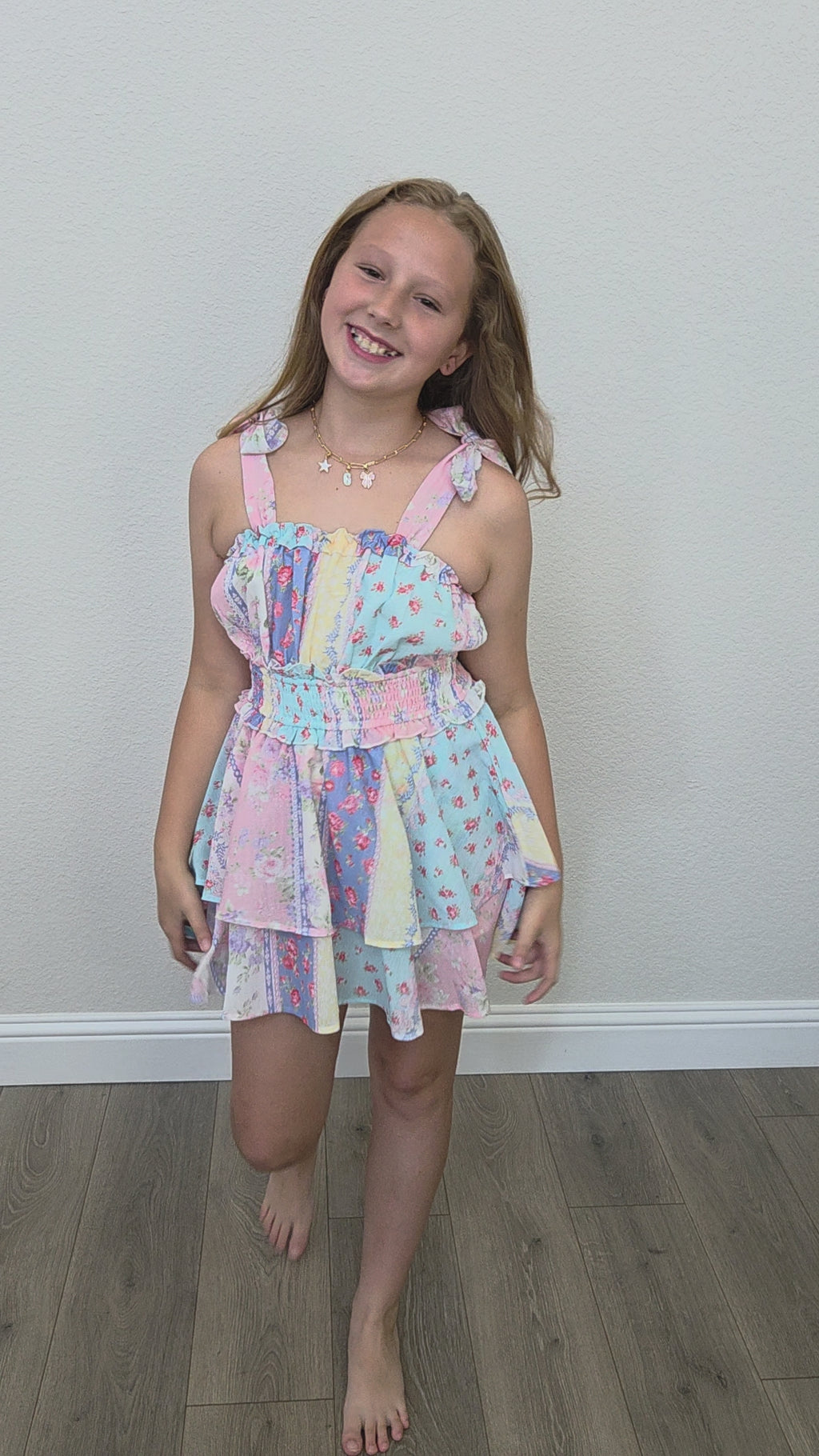 Pastel Patchwork Romper