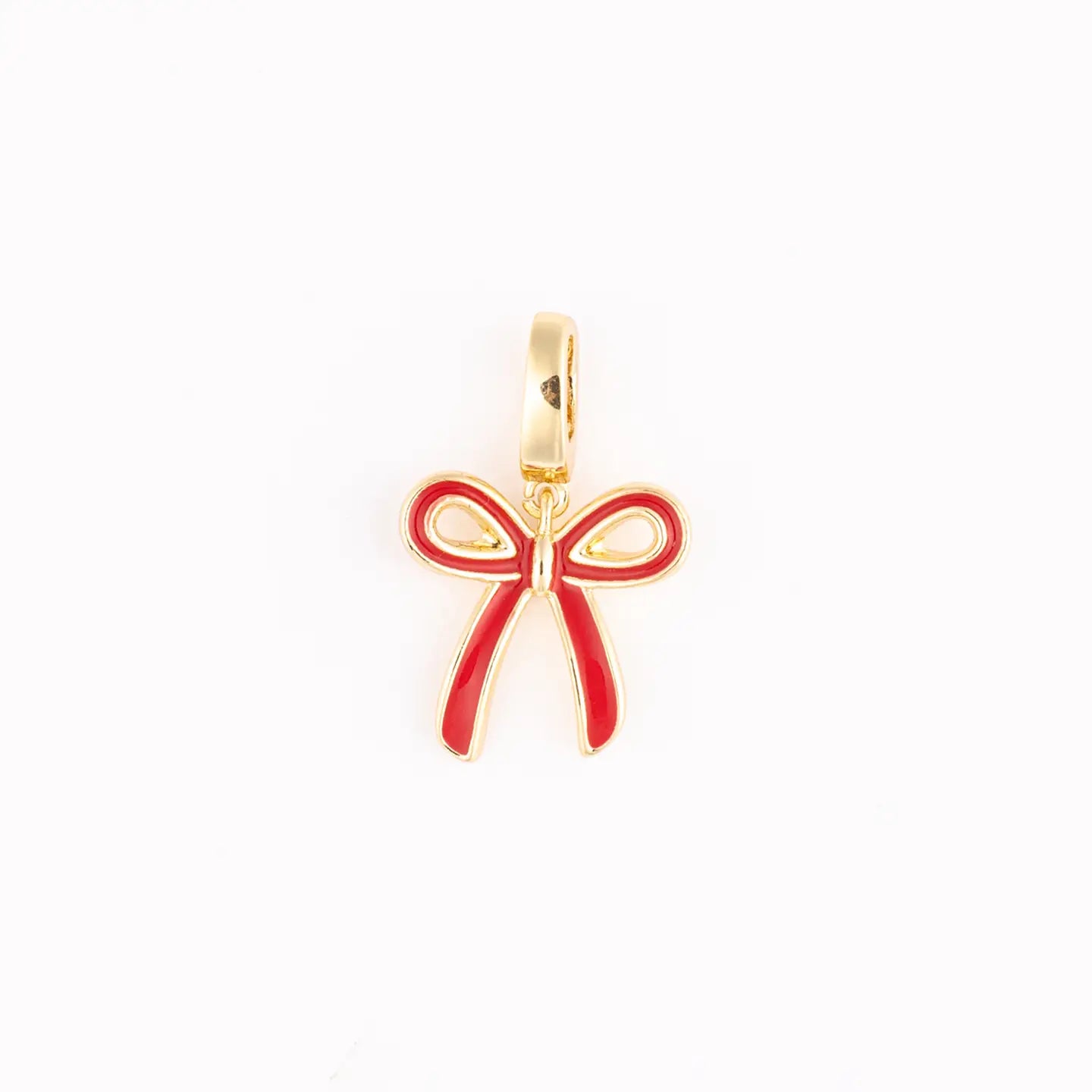 Charm Luxe Red Bow