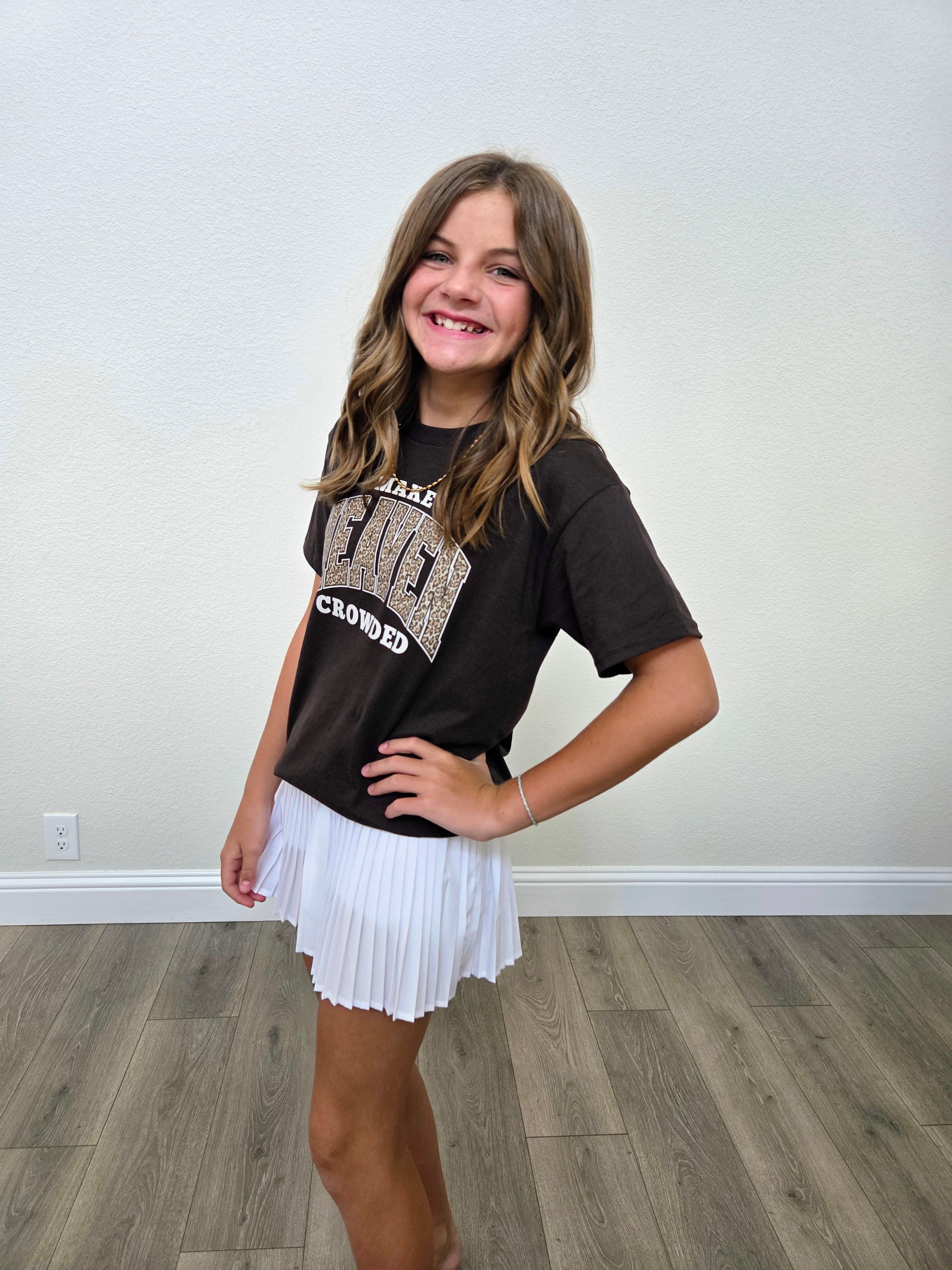 Pleated Tennis Skirt White