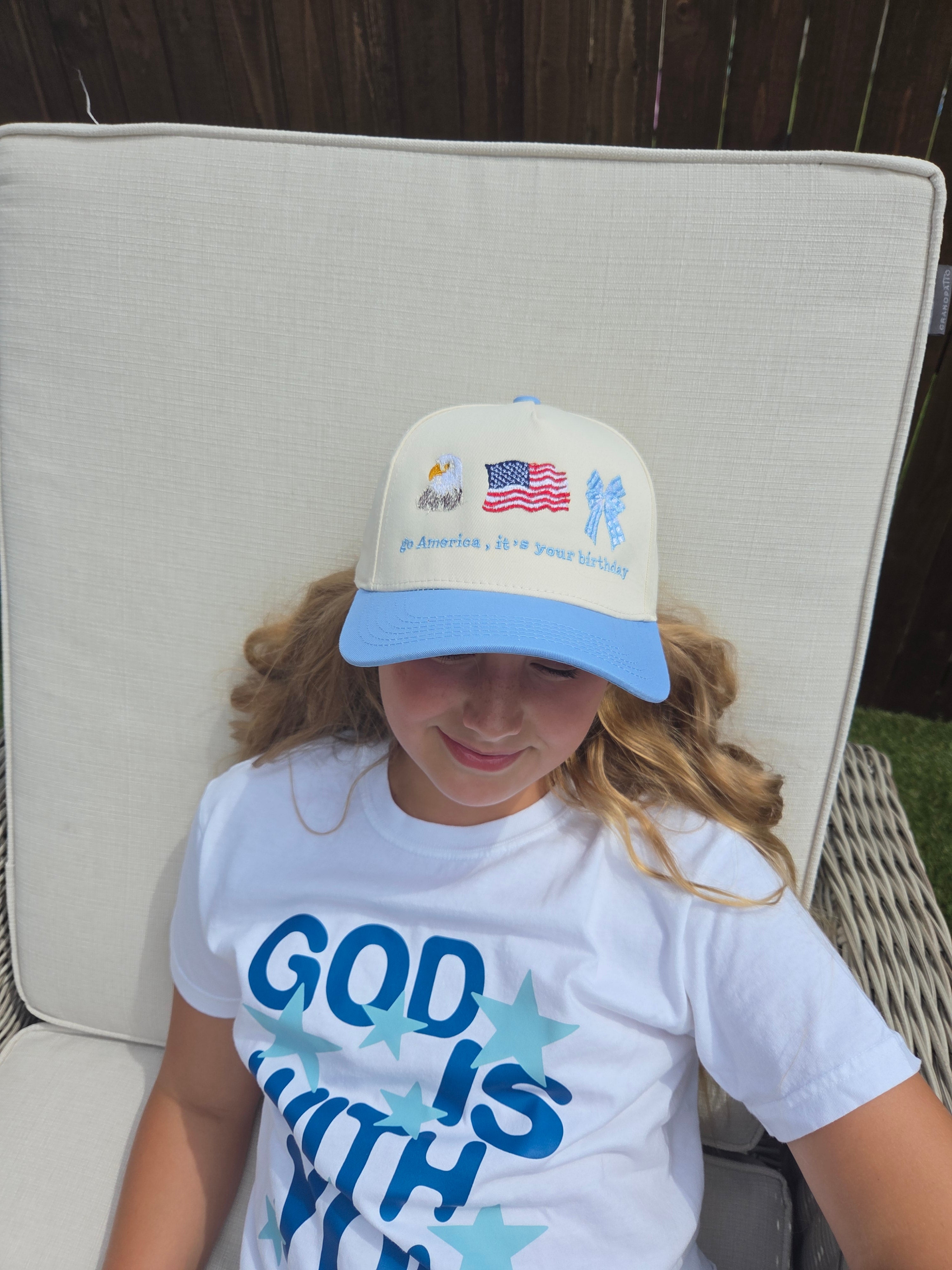 Go America Canvas Cap