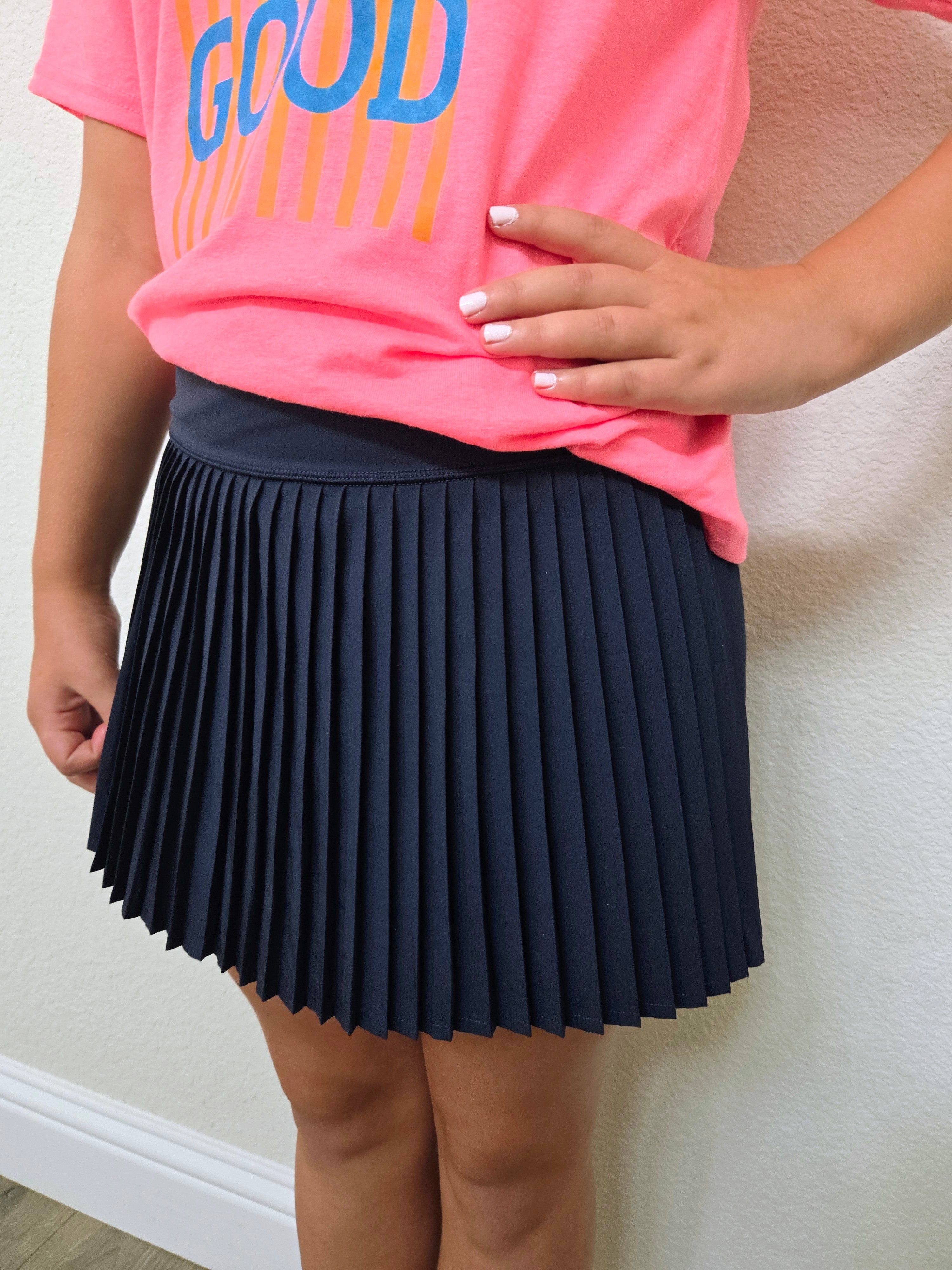 Pleated Tennis Short