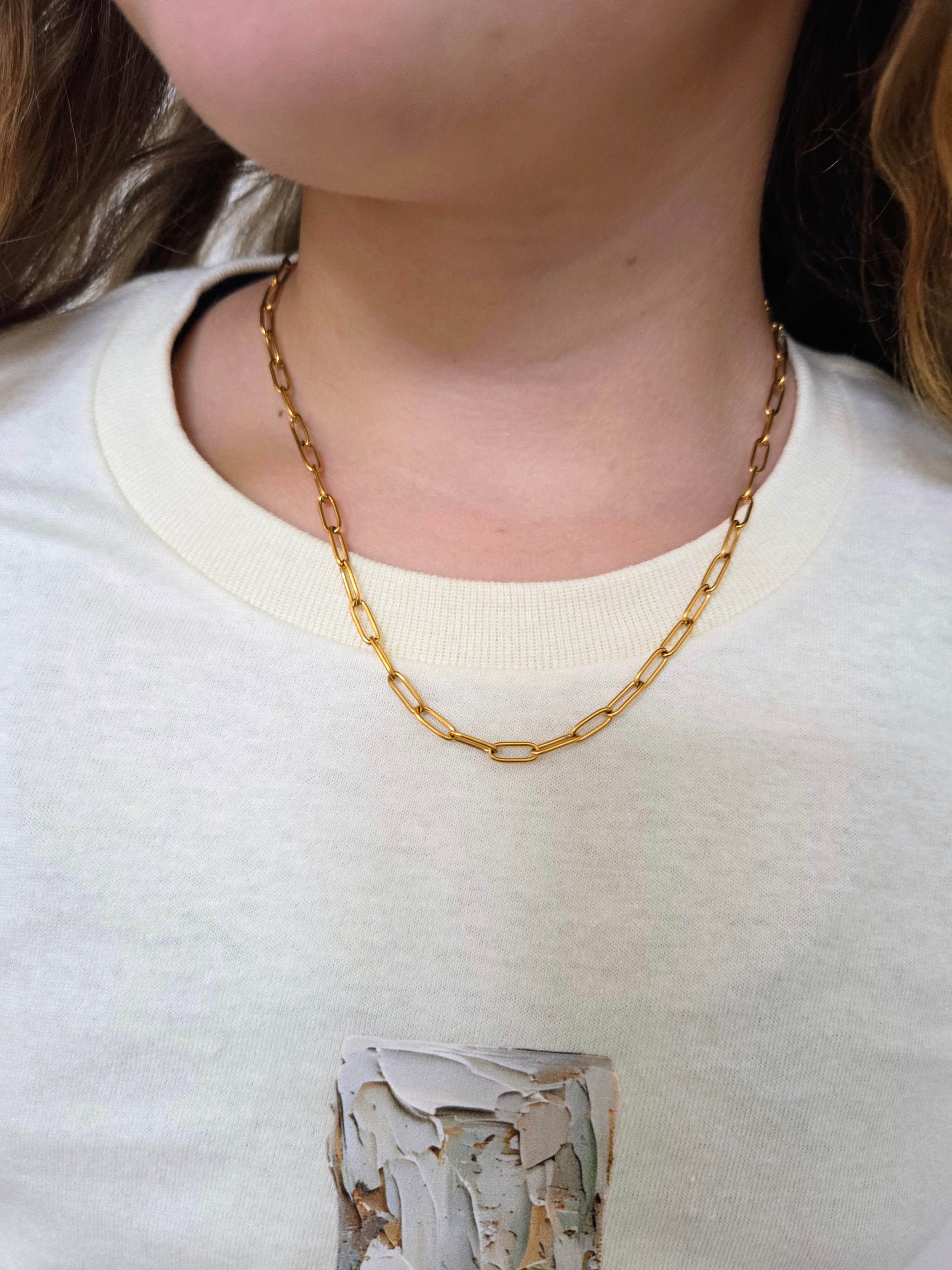 Palmer Paperclip Necklace