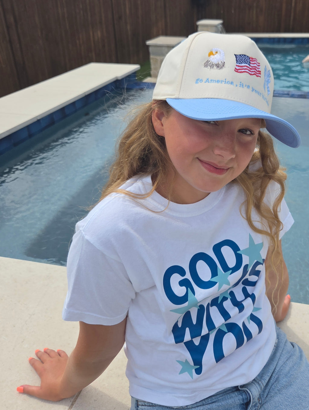 Go America Canvas Cap