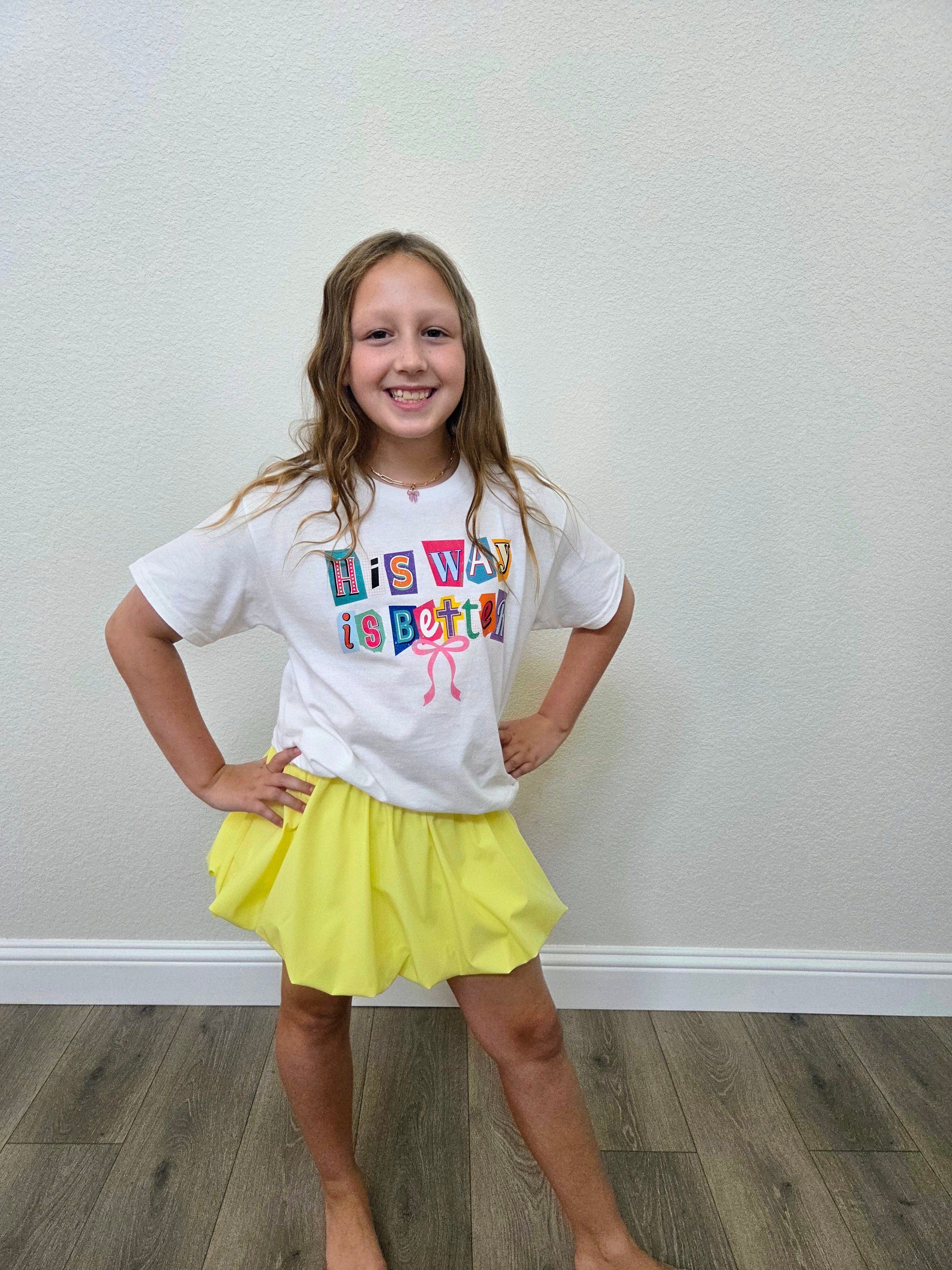 Court Bubble Skirt - Citrine