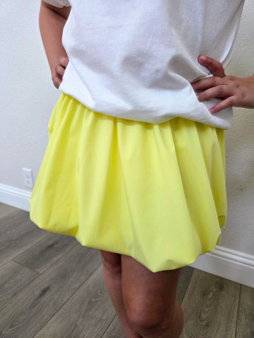 Court Bubble Skirt - Citrine