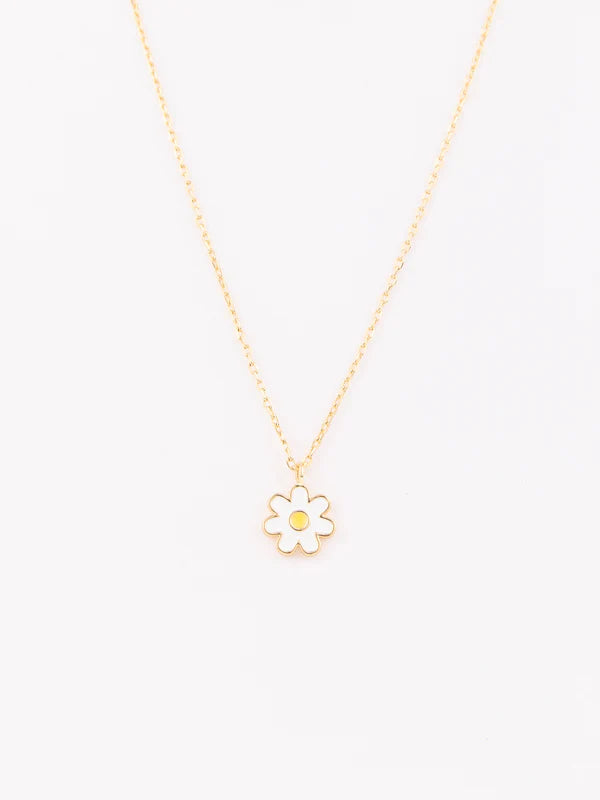 White Daisy Necklace